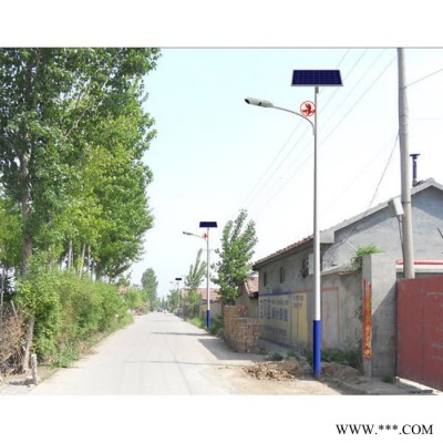 太陽能風機發(fā)電6米路燈鋰電池太陽能新農村路燈道路燈高桿太陽能
