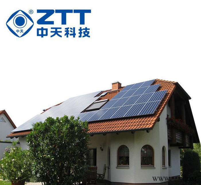 中天   太陽(yáng)能光伏發(fā)電系統(tǒng) 分布式并網(wǎng) 家用商用  3KW