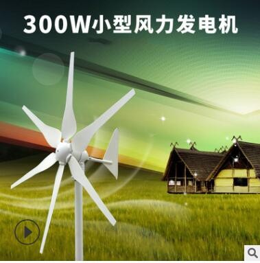廠家批發(fā)300W風(fēng)力發(fā)電機風(fēng)光互補路燈監(jiān)控12V用風(fēng)機家用風(fēng)電設(shè)備