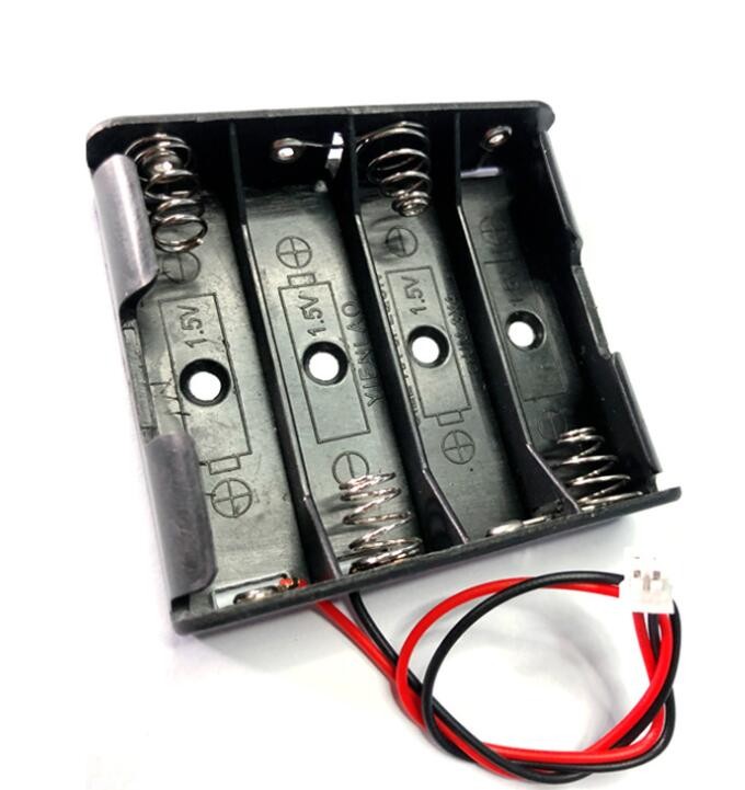 4節(jié)5號電池盒 5號4節(jié)無蓋帶線電池盒5號電池盒 廠家直銷