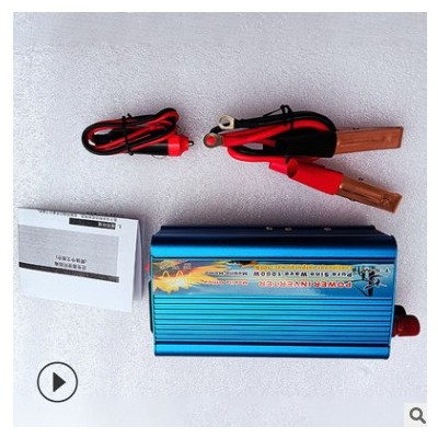 車載太陽能12V24v48v轉(zhuǎn)220V光伏大功率 純正弦波逆變器1000W雙USB