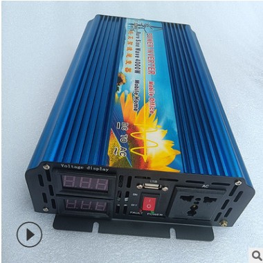 廠家車載太陽能轉(zhuǎn)換器12V24v48v轉(zhuǎn)220V光伏大功率 純正弦波逆變器