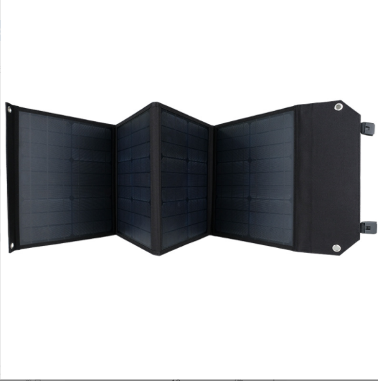 太陽能折疊充電包單晶硅80W露營釣魚光伏發(fā)電多usb手機(jī)充電板定制